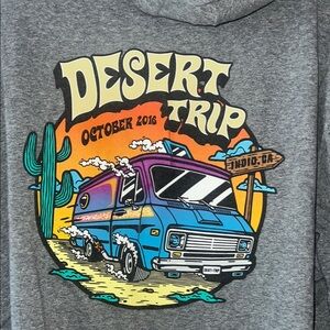 Gray Desert Trip Hoodie